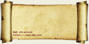 Vojislav Rajak vizit kartica